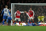 Arsenal Retain Premier League Top Spot With Win Over Brighton