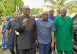 Obi attends burial of Judge who nullified his impeachment as governor