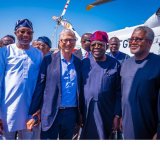 PHOTOS: Tinubu, Bill Gates, Otedola visit Dangote's billion-dollar refinery