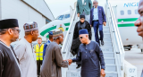 JUST IN: Shettima, Gbajabiamila in London to receive Buhari’s body [VIDEO]
