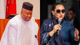 VIDEO: Drama in Senate as Akpabio orders suspension of Senator Natasha over seating arrangement